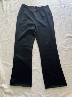 Kay Unger New York 100% Silk Wide Leg Trousers - Size 12
